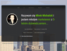 Tablet Screenshot of mirekmichalski.com